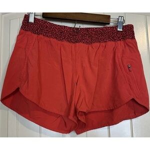 Women's Red Athletic Shorts